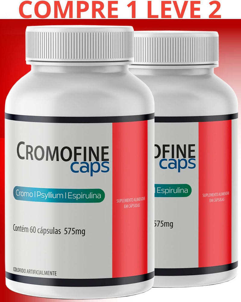 Compre 1 Leve 2 - Cromofine 60 Cápsulas - Seu Aliado no Emagrecimento Saudável e Definitivo + Frete Grátis