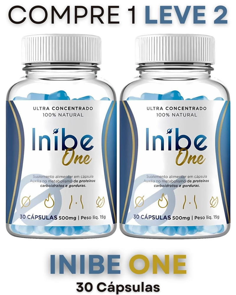 Compre 1 Leve 2 - Inibe One 30 Cápsulas - O Suporte Perfeito Para Seu Equilíbrio Digestivo e Metabólico