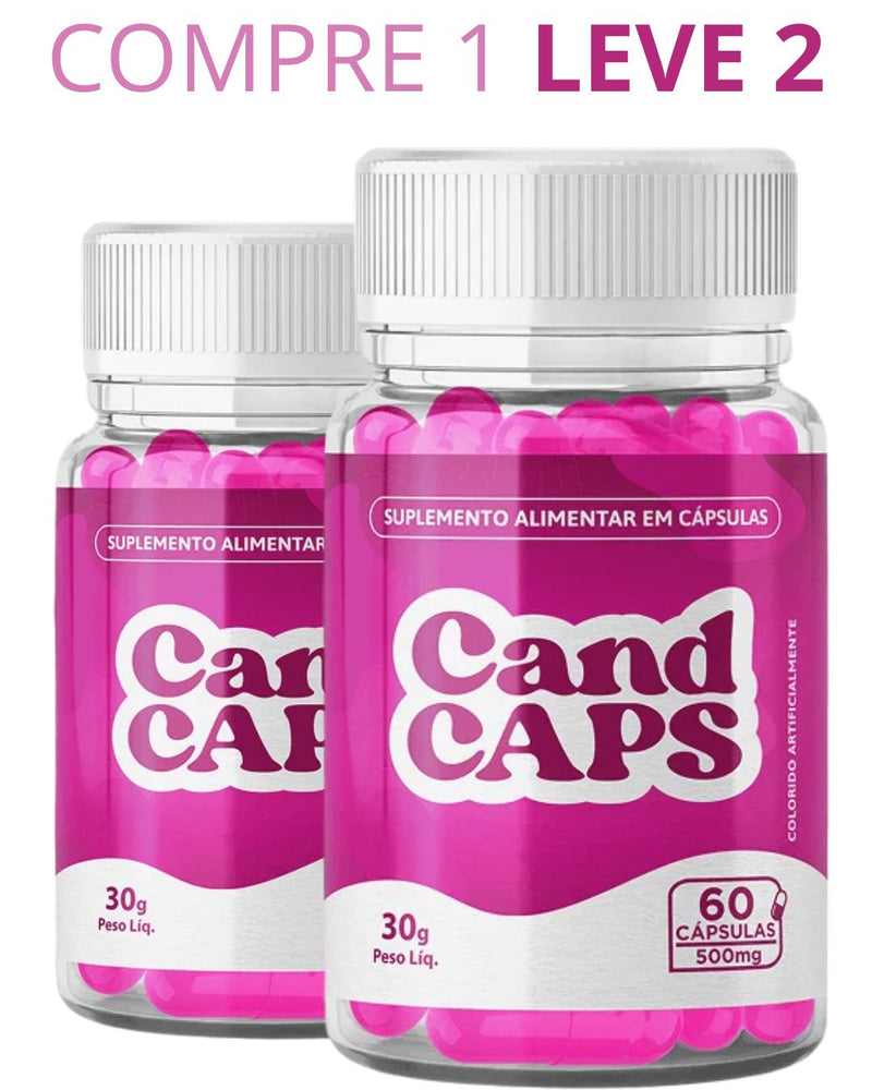 Compre 1 Leve 2 - Cand Caps 60 Cápsulas - Seu Bem-Estar Íntimo, Naturalmente Em Dia + Frete Grátis