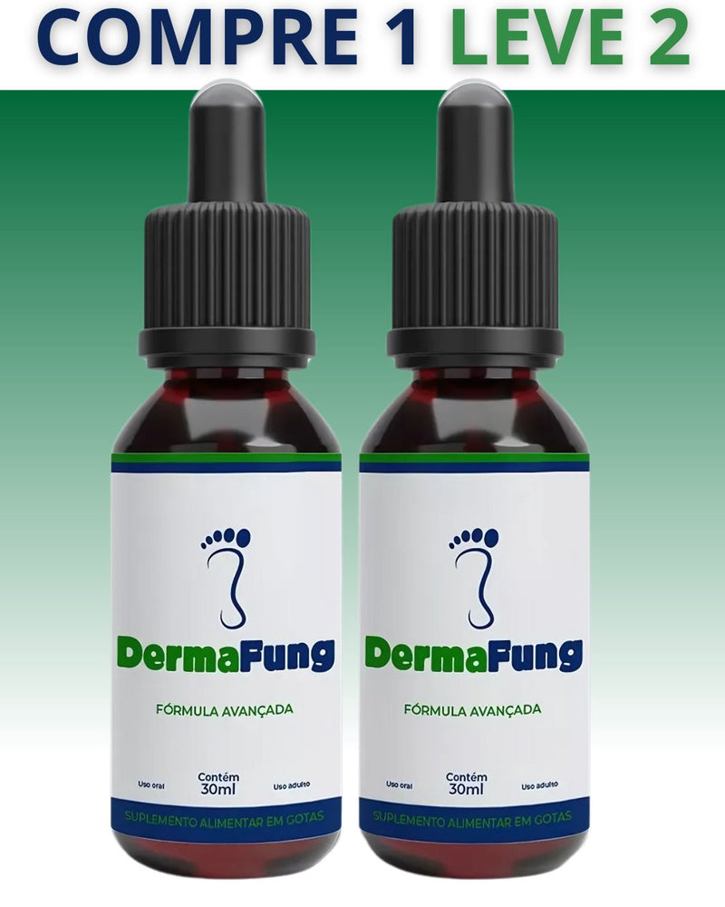 Compre 1 Leve 2 - Derma Fung 30ml - Unhas Bonitas Começam Com Autocuidado + Frete Grátis