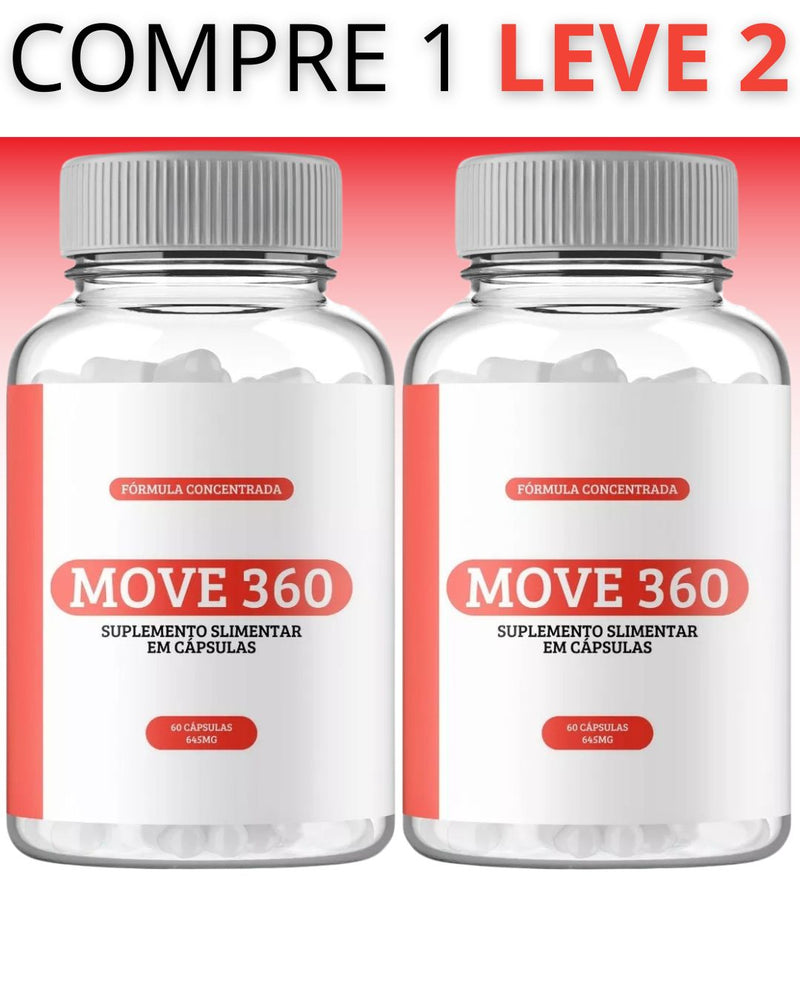 Compre 1 Leve 2 - Move 360 - Mais movimento. Mais vida + Frete Grátis