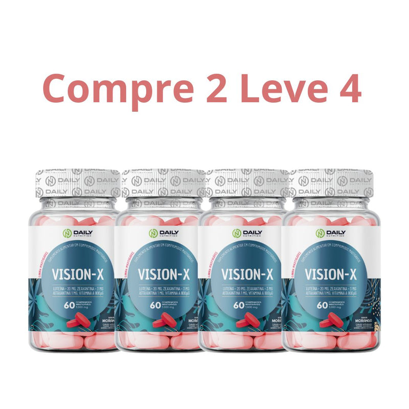 Vision X 60 Cápsulas - Seu Aliado na Busca Por Uma Visão Saudável e Protegida + Frete Grátis