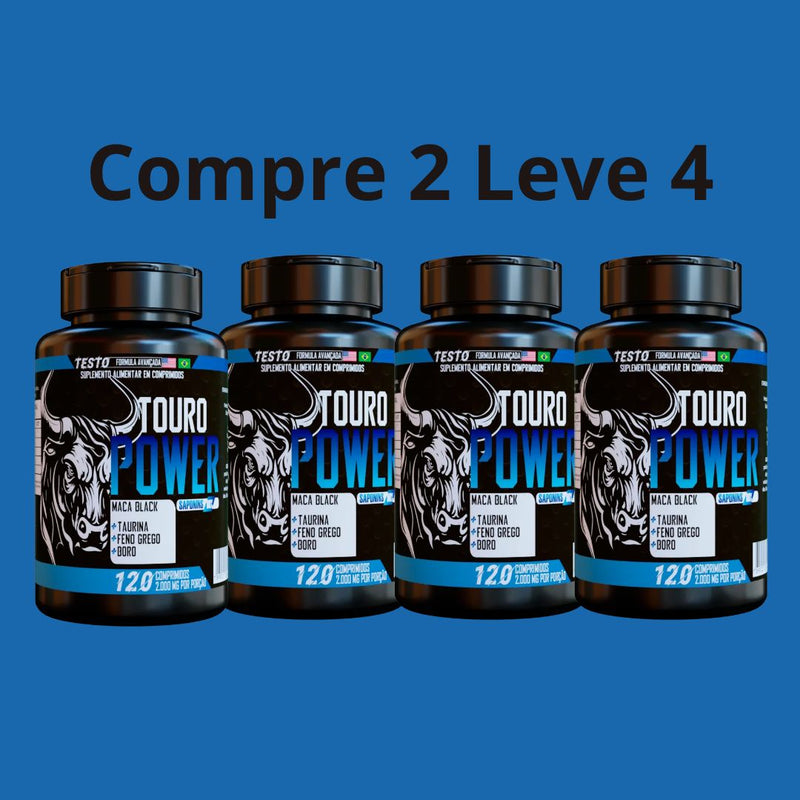 Touro Power 120 Cápsulas - Potência e Energia para o Seu Dia a Dia + Frete Grátis