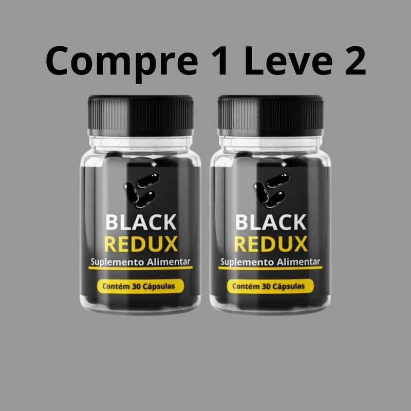 Black Redux 30 Cápsulas - Seu Parceiro na Busca Por Um Corpo Mais Saudável + Frete Grátis