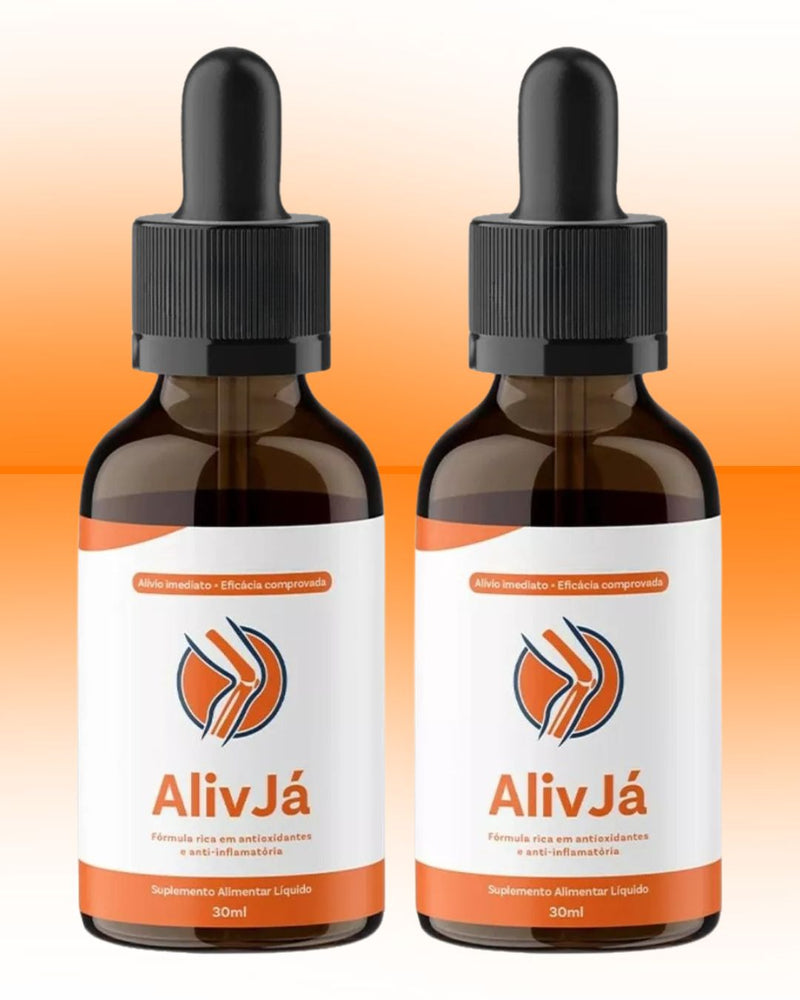 Compre 1 Leve 2 - AlivJá  30ml - O cuidado Imediato Que Seu Corpo Merece + Frete Grátis