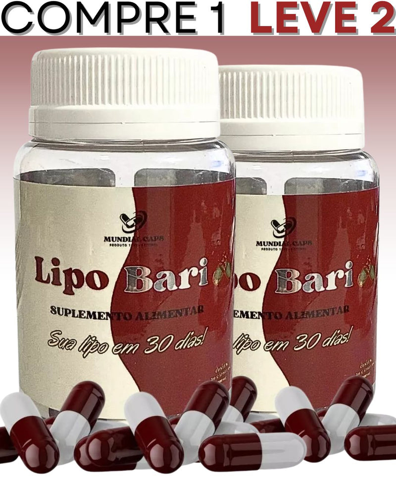 COMPRE 1 LEVE 2 - Lipo Bari 60 cápsulas, O Melhor Emagrecedor do Mercado + Frete Grátis